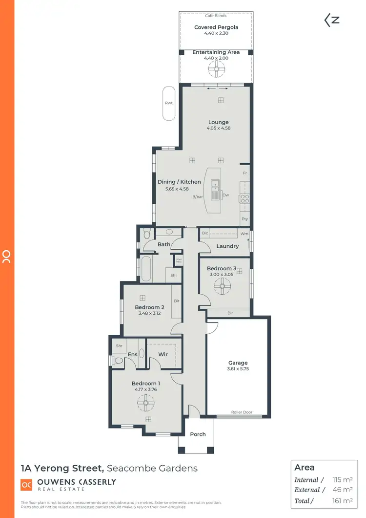 Floorplan of Homely house listing, 1A Yerong Street, Seacombe Gardens SA 5047