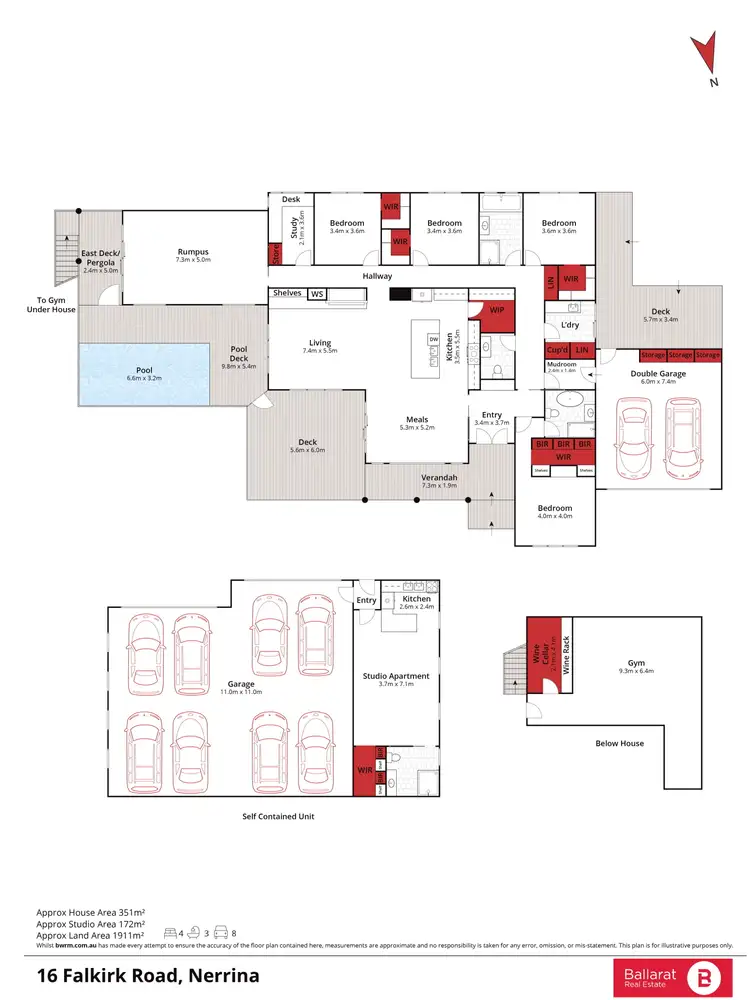 Floorplan of Homely house listing, 16 Falkirk Road, Nerrina VIC 3350