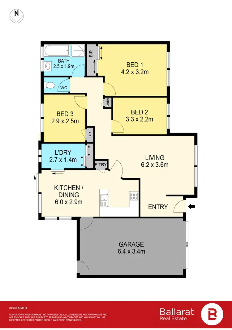 Floorplan of Homely house listing, 24A Lilley Street, Ballarat North VIC 3350