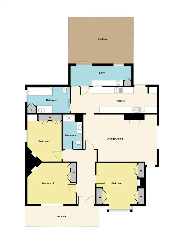 Floorplan of Homely house listing, 625 Armstrong Street North, Soldiers Hill VIC 3350