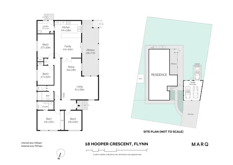 Floorplan of Homely house listing, 18 Hooper Crescent, Flynn ACT 2615