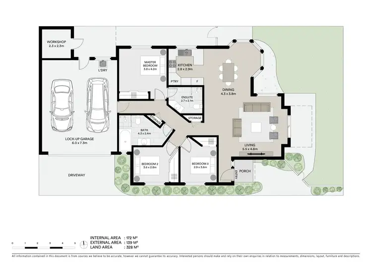 Floorplan of Homely villa listing, 1/141 Barrenjoey Road, Ettalong Beach NSW 2257