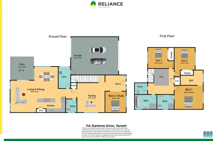 Floorplan of Homely house listing, 1/11 Daintree Boulevard, Tarneit VIC 3029