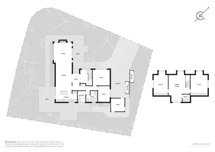 Floorplan of Homely house listing, 2 Dakin Place, Hackett ACT 2602