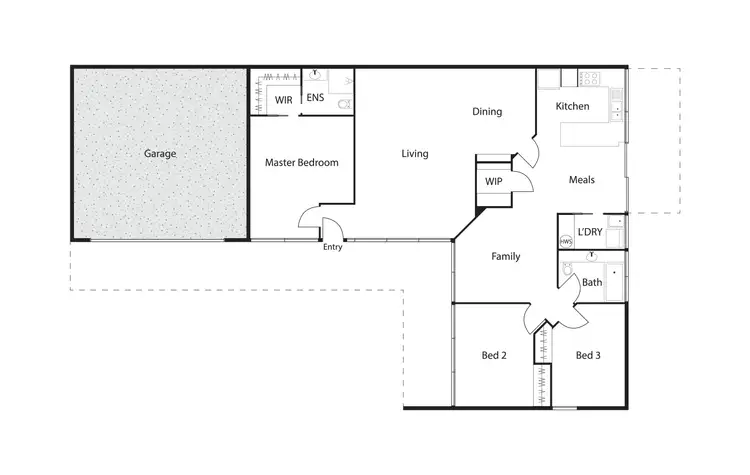 Floorplan of Homely townhouse listing, 47/29 Pethebridge Street, Pearce ACT 2607