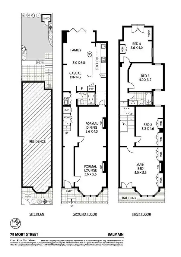 Floorplan of Homely house listing, 79 Mort Street, Balmain NSW 2041