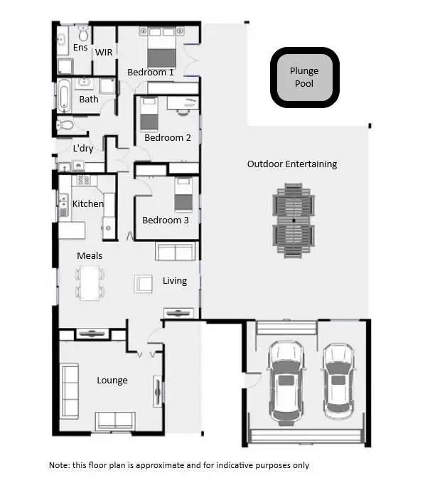 Floorplan of Homely house listing, 18A Upland Drive, Mildura VIC 3500