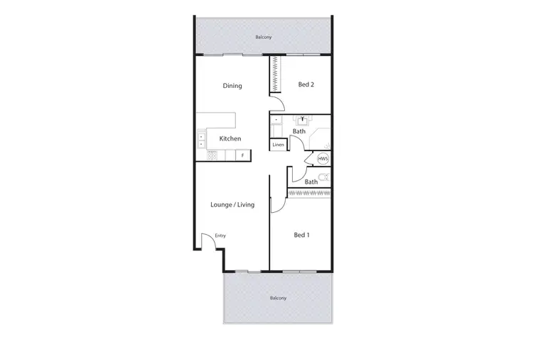 Floorplan of Homely apartment listing, 30/47 Kennedy Street, Kingston ACT 2604