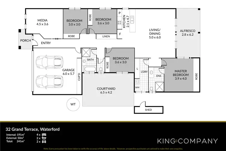 Floorplan of Homely house listing, 32 Grand Terrace, Waterford QLD 4133