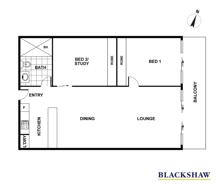 Floorplan of Homely unit listing, 84/1 Mouat Street, Lyneham ACT 2602