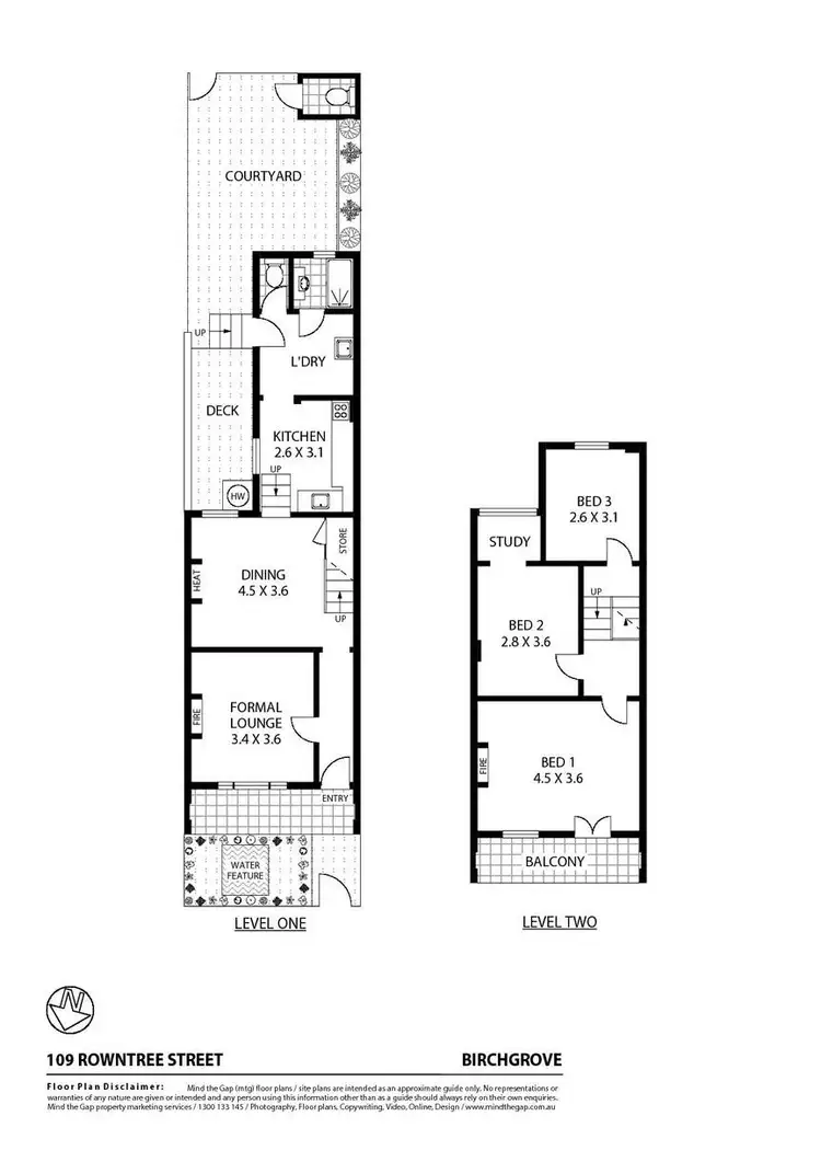 Floorplan of Homely house listing, 109 Rowntree Street, Birchgrove NSW 2041