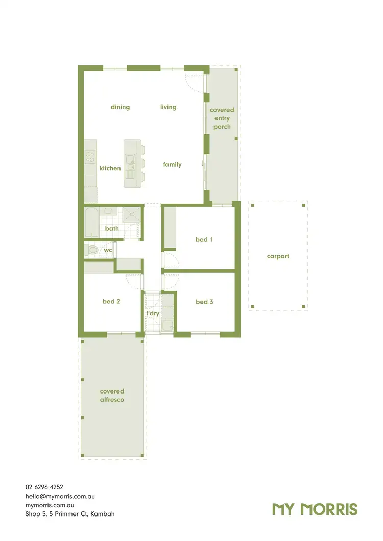 Floorplan of Homely house listing, 18 Popplewell Place, Gordon ACT 2906