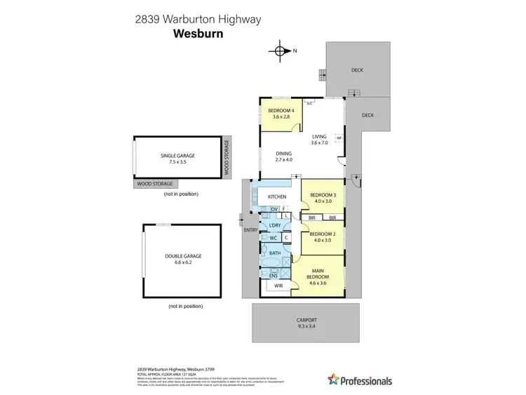 Floorplan of Homely house listing, 2839 Warburton Highway, Wesburn VIC 3799