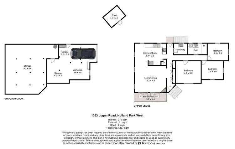 Floorplan of Homely house listing, 1063 Logan Road, Holland Park West QLD 4121