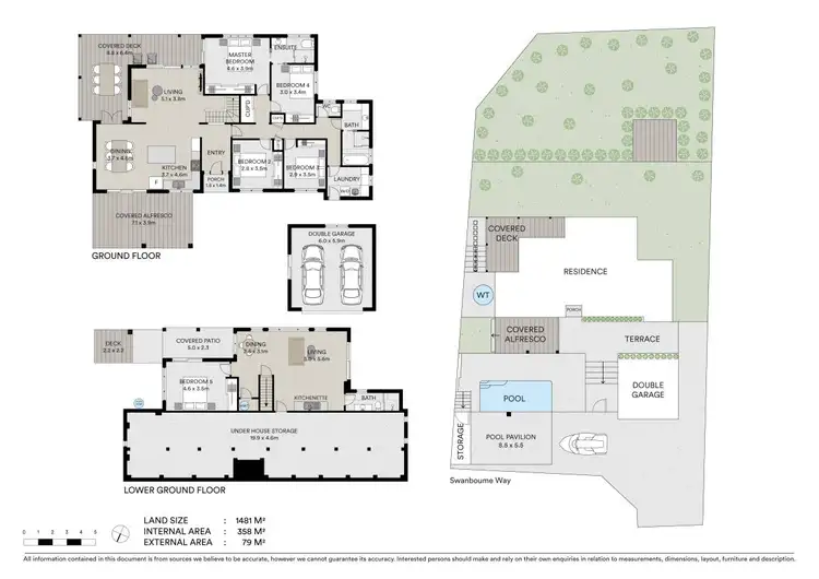 Floorplan of Homely house listing, 22 Swanbourne Way, Elanora QLD 4221