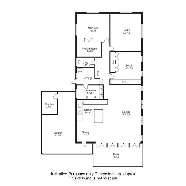 Floorplan of Homely house listing, 8 Dalton Street, Bungalow QLD 4870