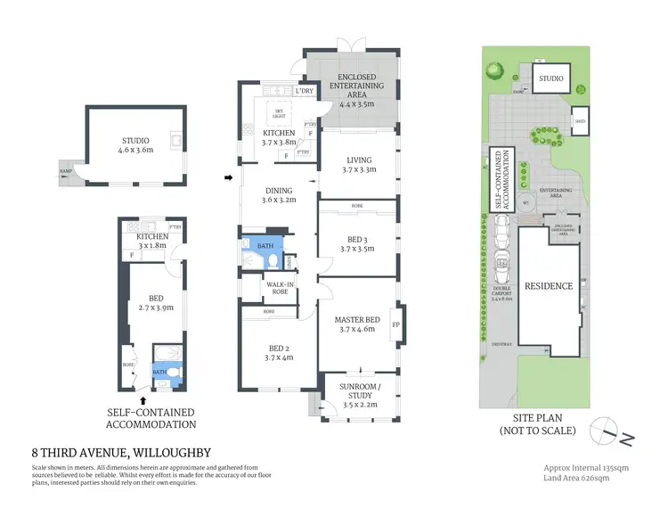 Floorplan of Homely house listing, 8 Third Avenue, Willoughby NSW 2068