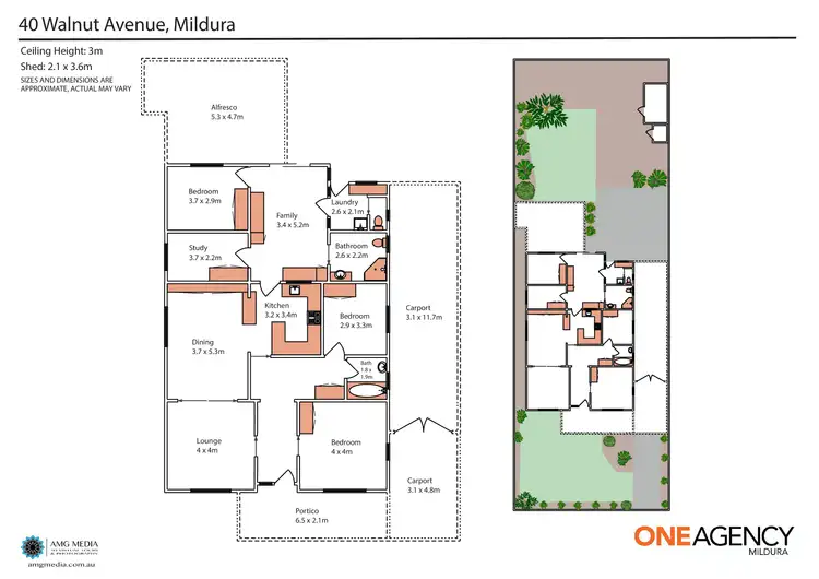 Floorplan of Homely house listing, 40 Walnut, Avenue, Mildura VIC 3500