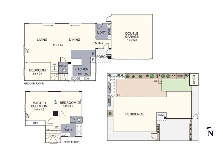 Floorplan of Homely townhouse listing, 3/67 Surrey Road East, Croydon VIC 3136