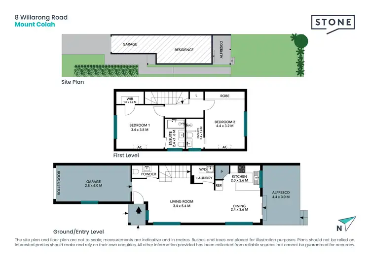 Floorplan of Homely semi-detached listing, 8 Willarong Road, Mount Colah NSW 2079
