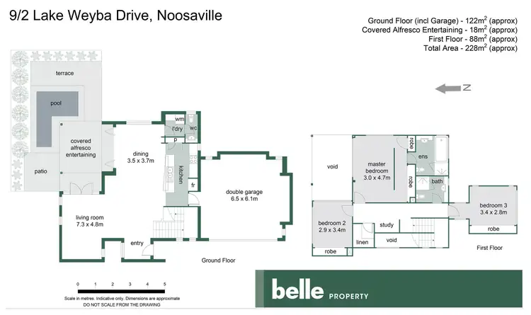 Floorplan of Homely townhouse listing, 9/2 Lake Weyba Drive, Noosaville QLD 4566