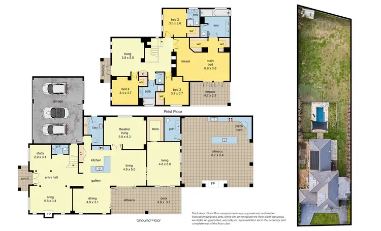 Floorplan of Homely house listing, 10 Roselea Place, Narre Warren North VIC 3804