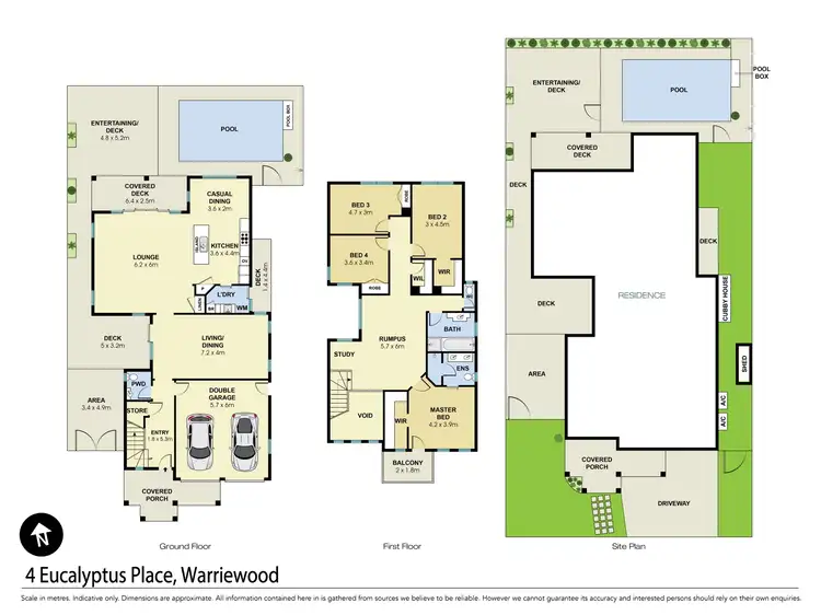 Floorplan of Homely house listing, 4 Eucalyptus Place, Warriewood NSW 2102