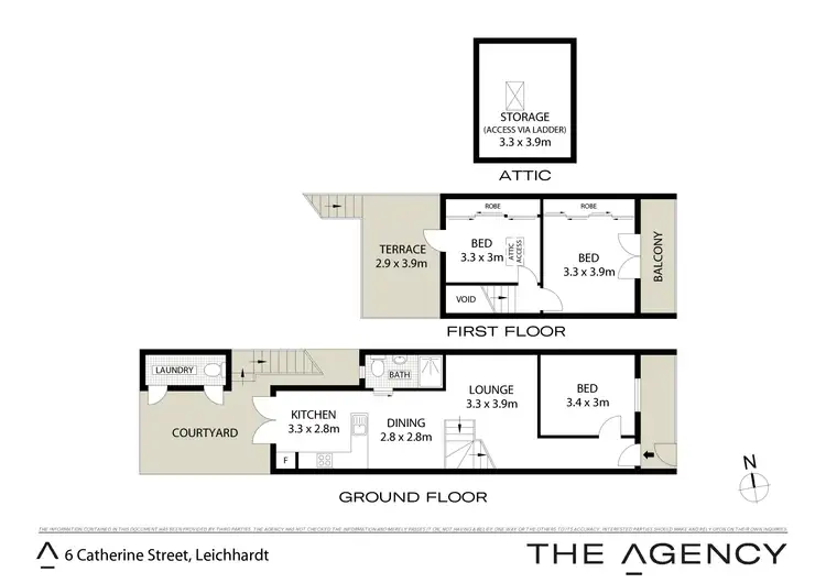 Floorplan of Homely house listing, 6 Catherine Street, Leichhardt NSW 2040