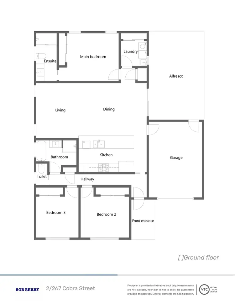 Floorplan of Homely house listing, 2/267 Cobra Street, Dubbo NSW 2830