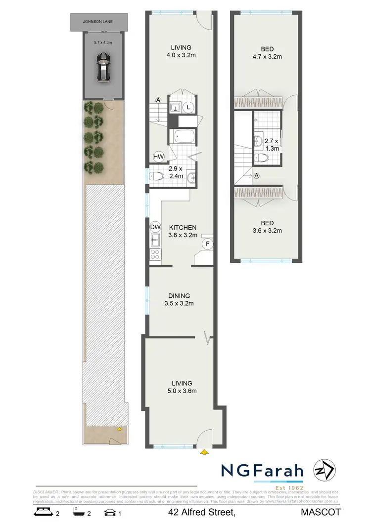 Floorplan of Homely house listing, 42 Alfred Street, Mascot NSW 2020