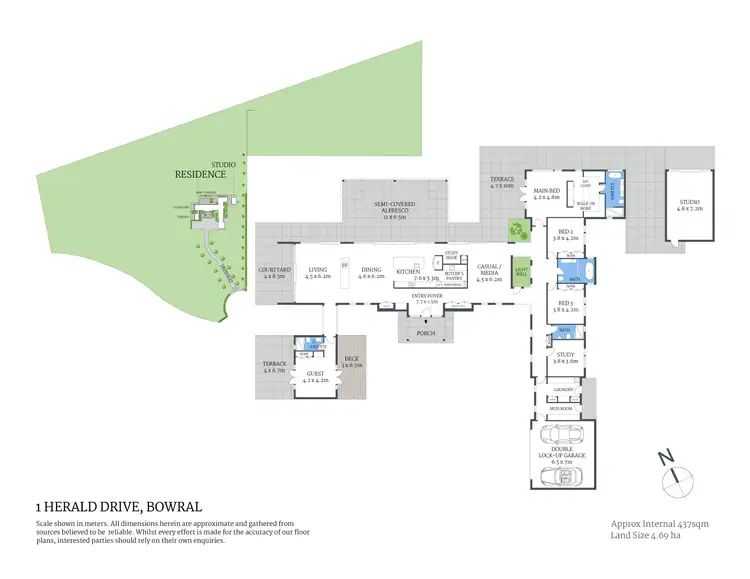 Floorplan of Homely house listing, 1 Herald Drive, Bowral NSW 2576