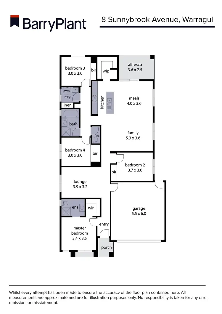 Floorplan of Homely house listing, 8 Sunnybrook Avenue, Warragul VIC 3820