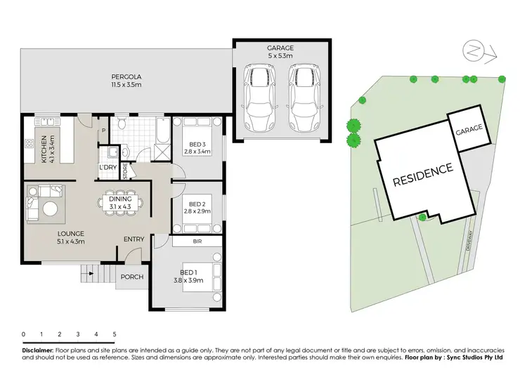 Floorplan of Homely house listing, 45 Marton Crescent, Kings Langley NSW 2147