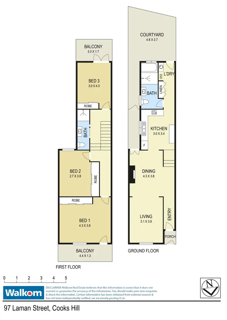 Floorplan of Homely house listing, 97 Laman Street, Cooks Hill NSW 2300