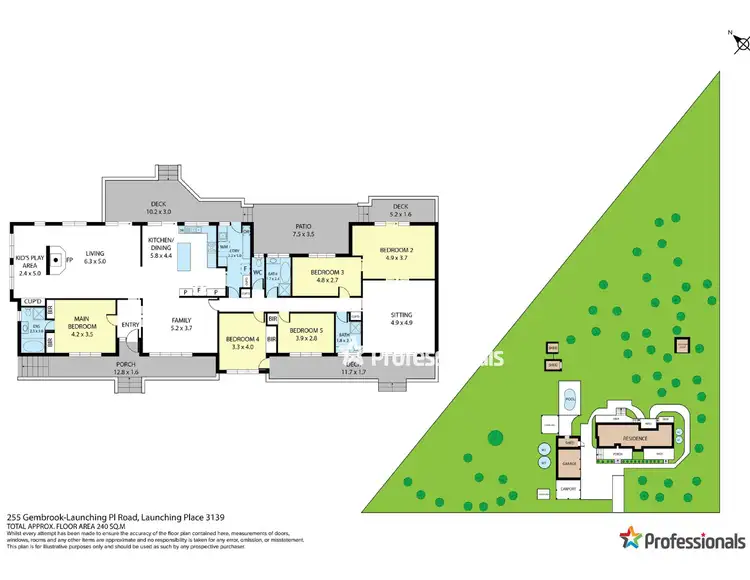 Floorplan of Homely house listing, 255 Gembrook- Launching Place Road, Launching Place VIC 3139