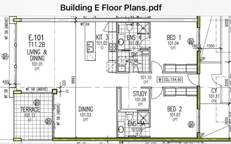 Floorplan of Homely apartment listing, 207/78 Epping Road, Epping VIC 3076