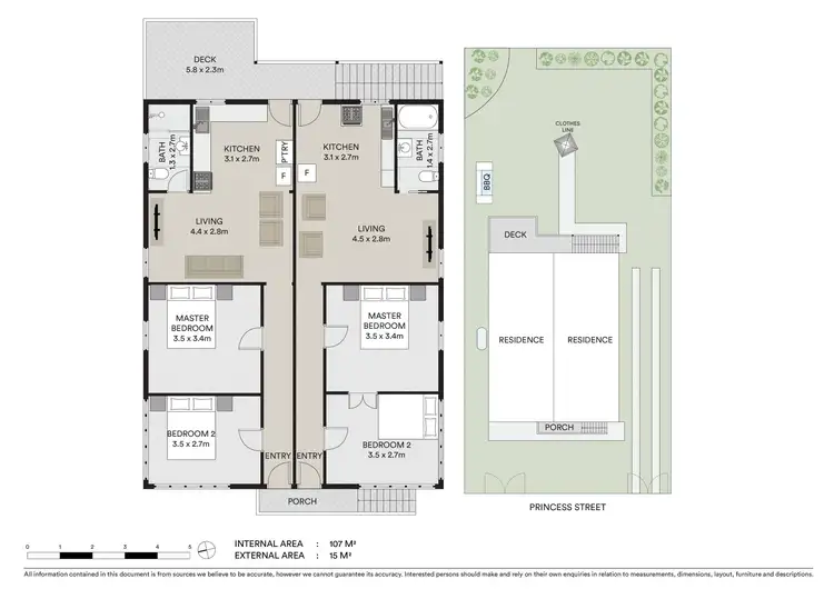 Floorplan of Homely block of units listing, 94 Princess Street, Berserker QLD 4701