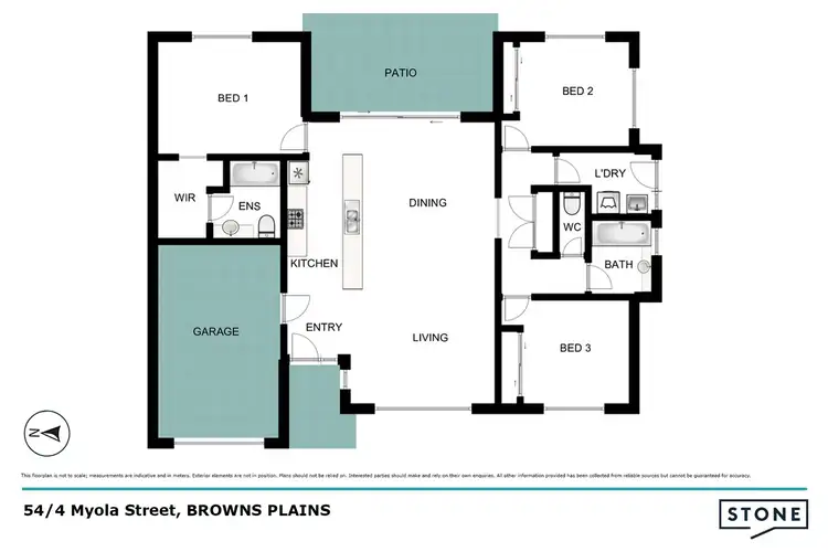 Floorplan of Homely villa listing, 54/4 Myola Street, Browns Plains QLD 4118