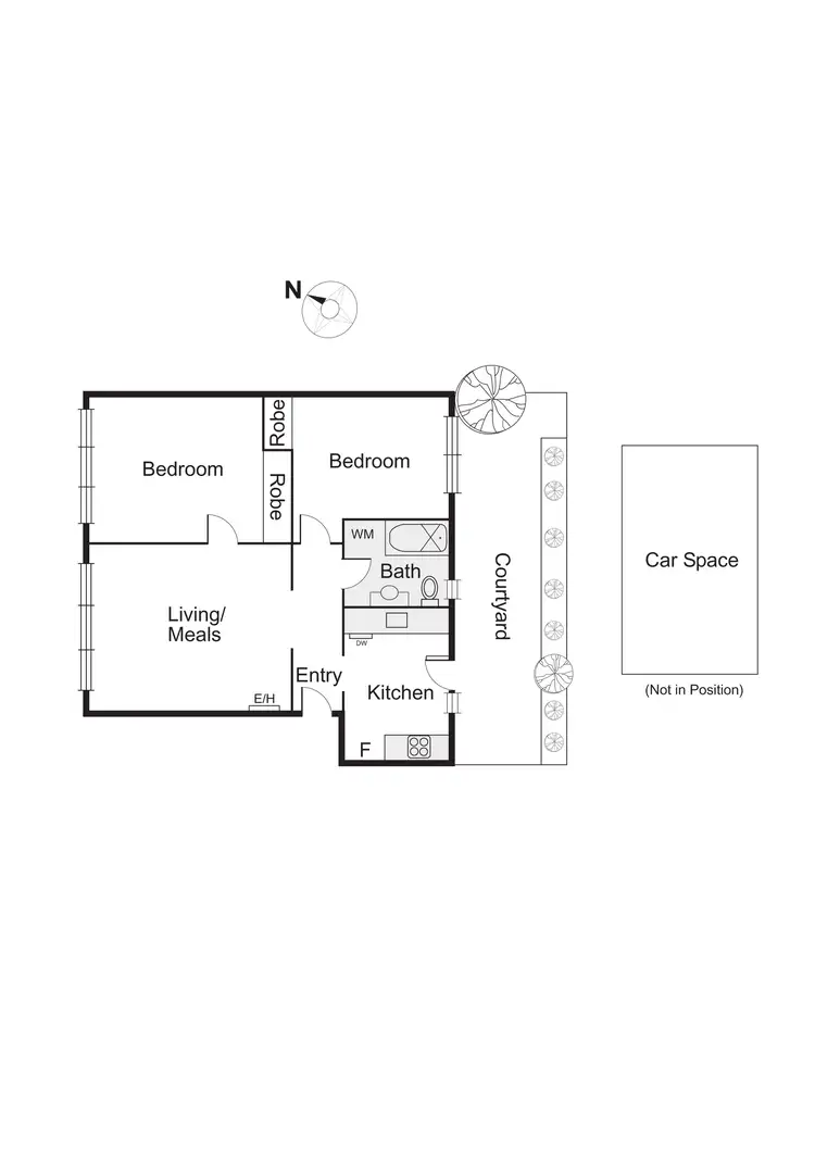 Floorplan of Homely apartment listing, 2/112 Tennyson Street, Elwood VIC 3184