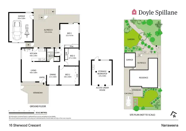 Floorplan of Homely house listing, 16 Sherwood Crescent, Narraweena NSW 2099