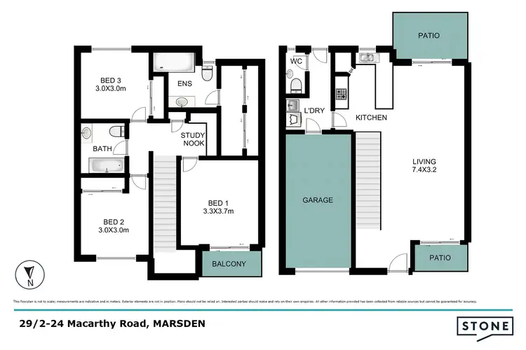 Floorplan of Homely townhouse listing, 29/2-24 Macarthy Road, Marsden QLD 4132