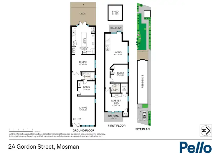 Floorplan of Homely house listing, 2A Gordon Street, Mosman NSW 2088