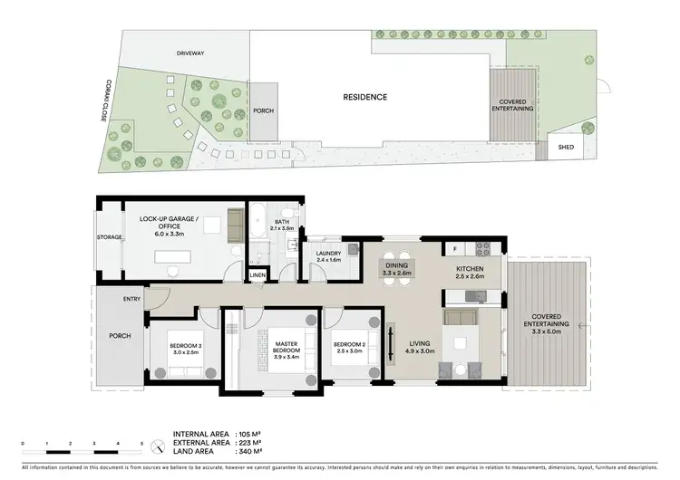 Floorplan of Homely semi-detached listing, 2/20 Coraki Close, Ourimbah NSW 2258