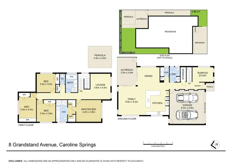 Floorplan of Homely house listing, 8 Grandstand Avenue, Caroline Springs VIC 3023