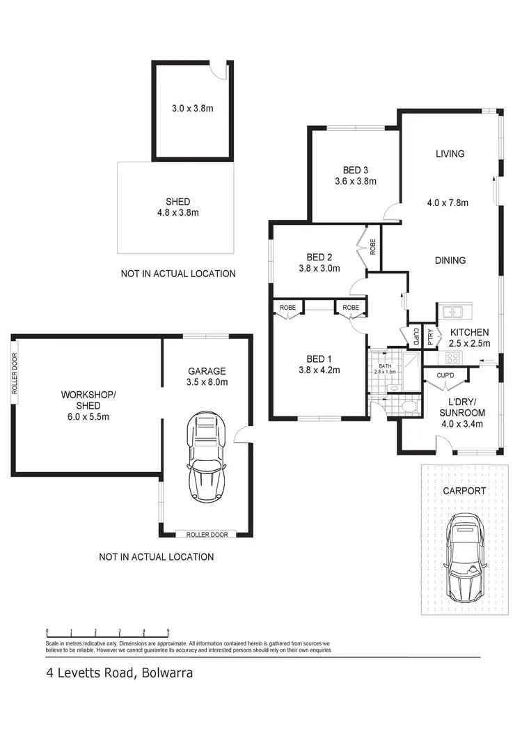 Floorplan of Homely house listing, 4 Levetts Road, Portland VIC 3305