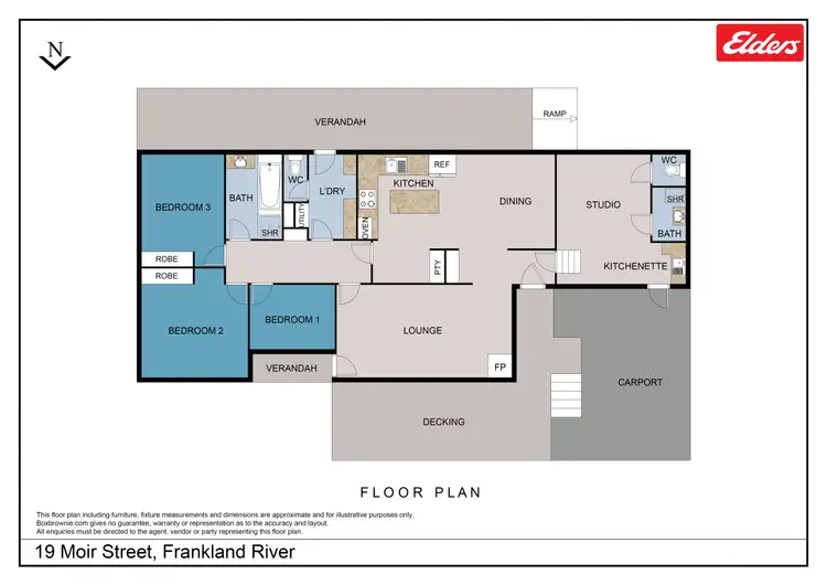 Floorplan of Homely house listing, 19 Moir Street, Frankland River WA 6396