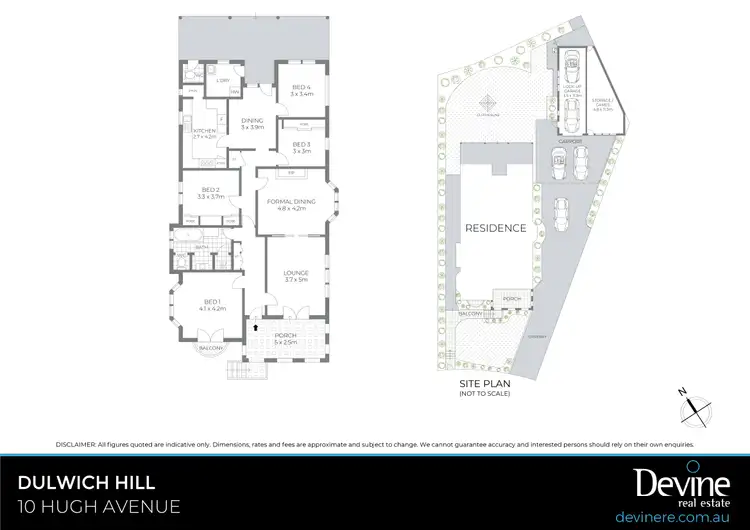 Floorplan of Homely house listing, 10 Hugh Avenue, Dulwich Hill NSW 2203