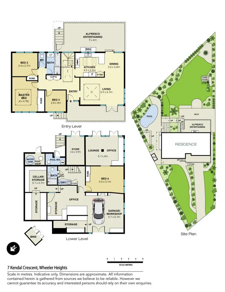 Floorplan of Homely house listing, 7 Kendal Crescent, Wheeler Heights NSW 2097