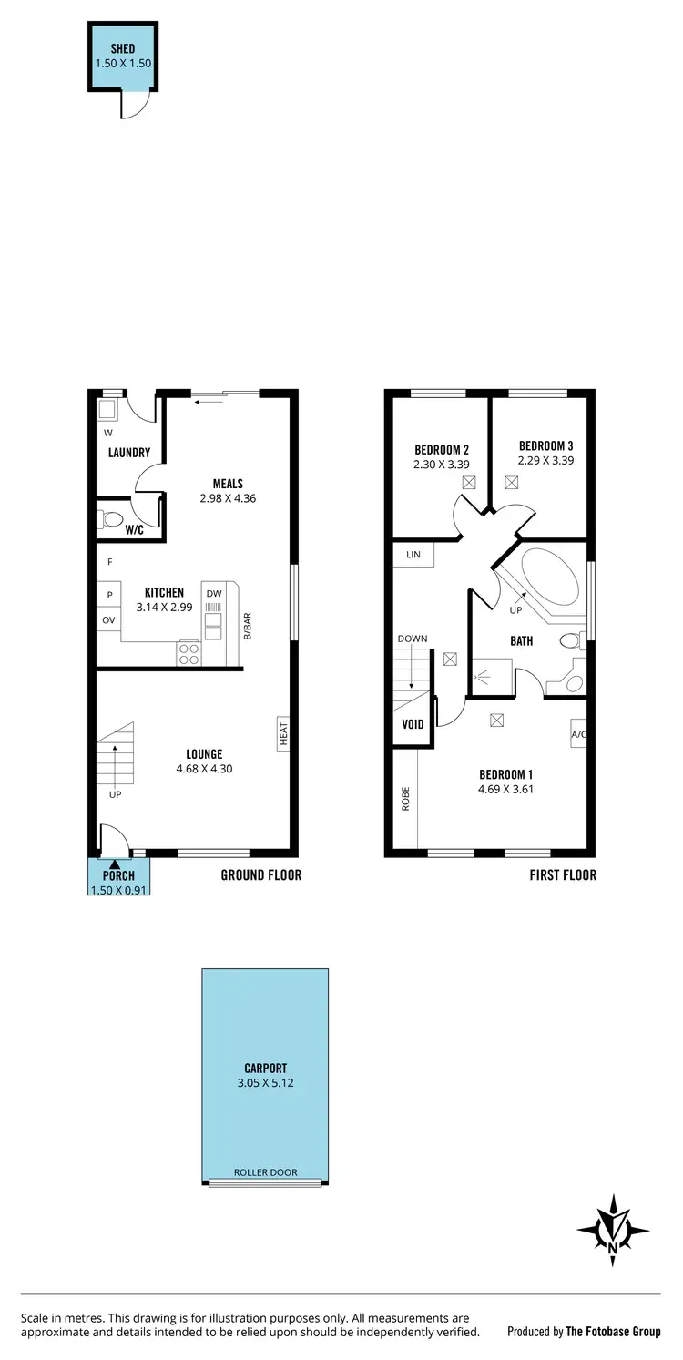 Floorplan of Homely townhouse listing, 2a Essery Street, Norwood SA 5067