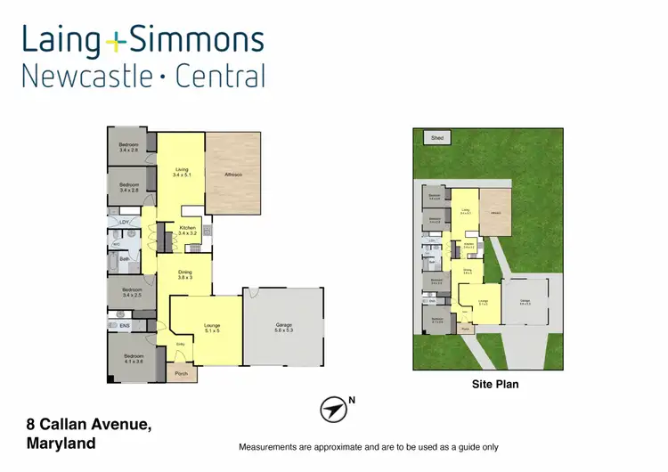 Floorplan of Homely house listing, 8 Callan Avenue, Maryland NSW 2287